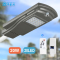 smart remote sensor control solar led street light